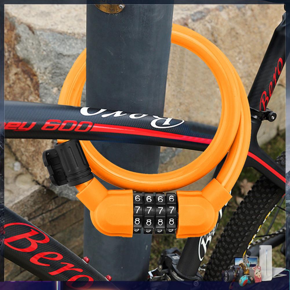 Dây Khóa Xe Đạp 4 Số Chống Trộm