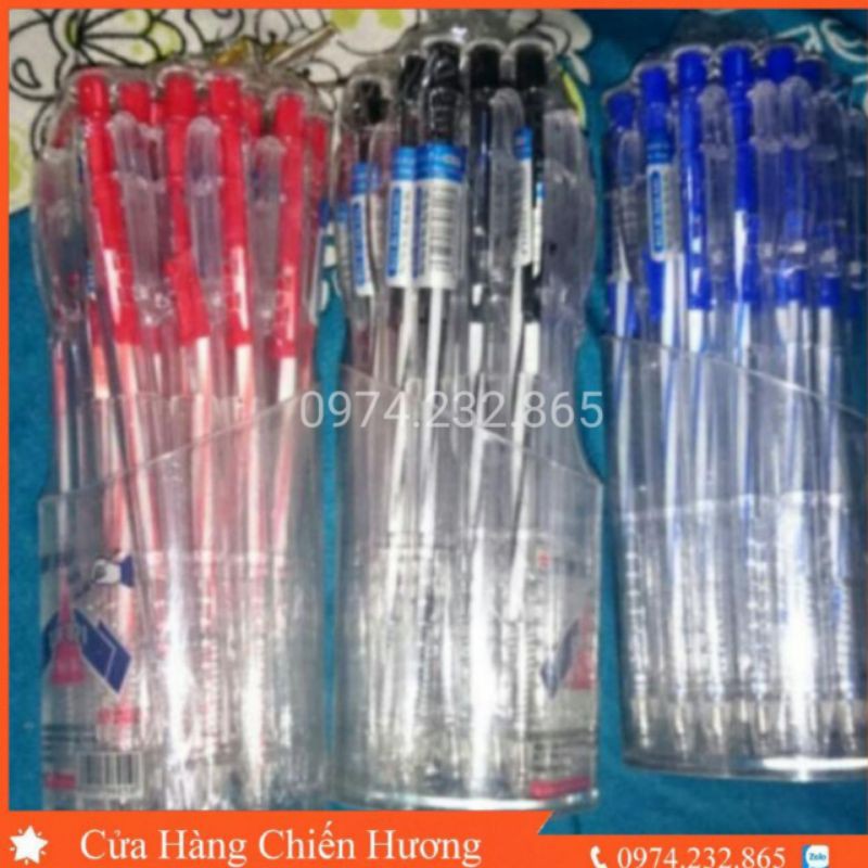 Bút Bi, Hộp 20 Bút Bi AiHao-Tân Hải Ngòi 0.7mm