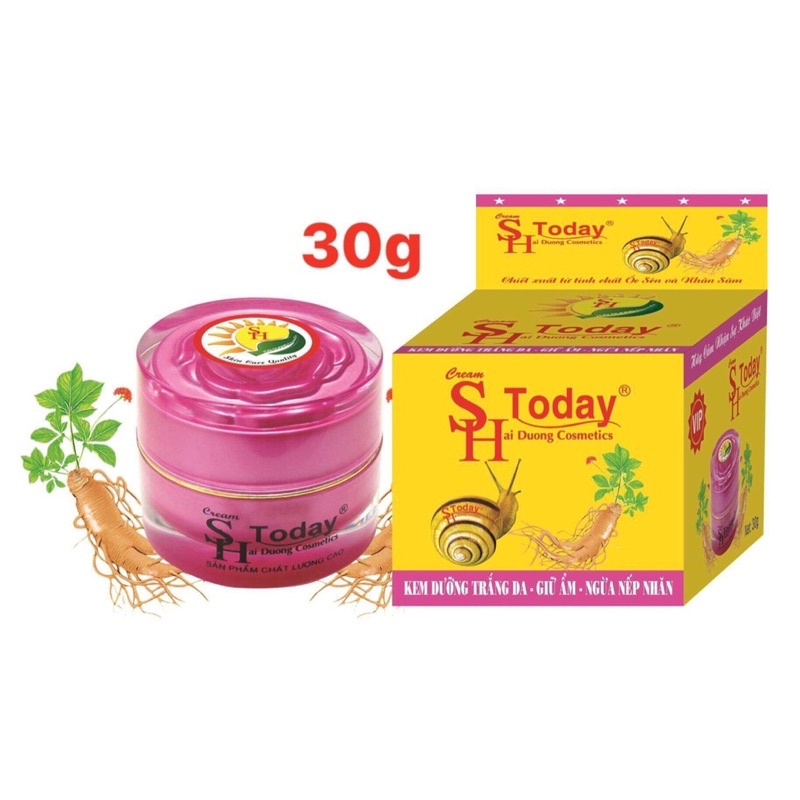 SH Today Kem dưỡng trắng da - Giữ ẩm - Ngừa nếp nhăn ( 30g )