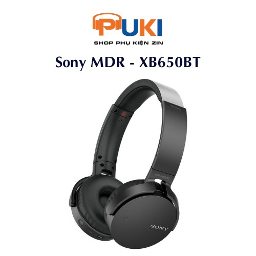 { Rẻ vô địch } Tai nghe bluetooth SONY Extra Bass MDR XB650BT chính hãng - tặng túi chống shock bảo vệ - pin 30h