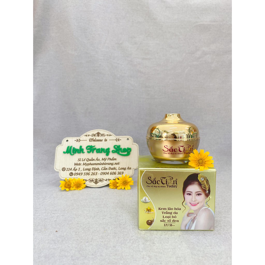 Kem Lao Hóa Loai Bo Sắc Tô Đen SẮC TIÊN 25g