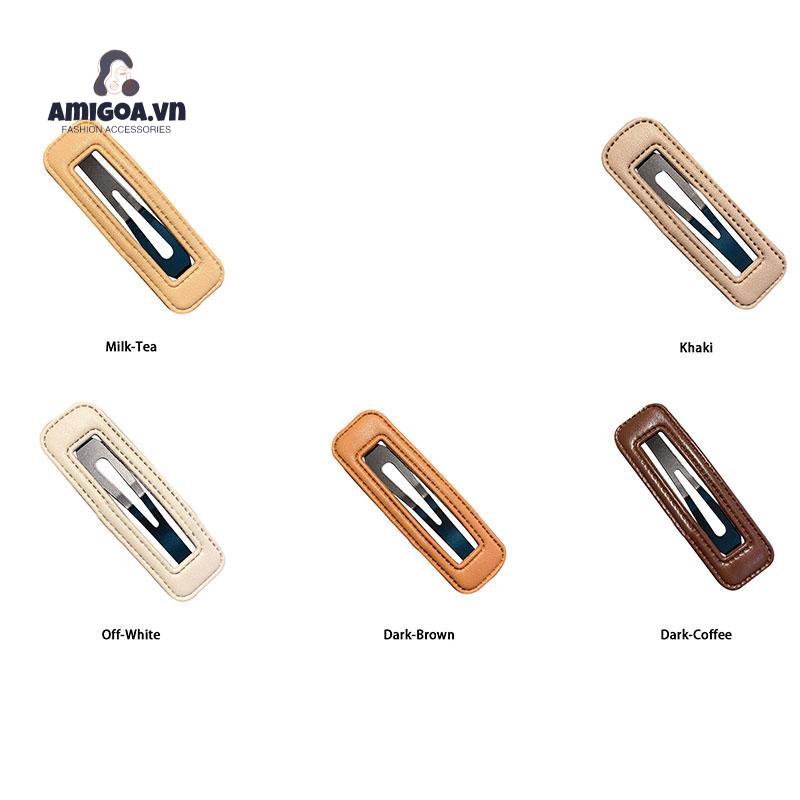 Kẹp Tóc Mái Bên Hình Học Disney Liu Haijia Retro Ngọt Ngào Cho Nữ