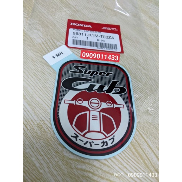 Tem bửng Super Cub 2021 Honda Thailand