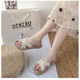 DÉP CÓI CHÉO ĐÍNH NGỌC ( HÀNG QUẢNG CHÂU ULZZANG)