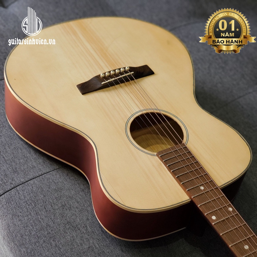 Đàn Guitar Acoustic Dáng OM Tập Chơi Chất Lượng SVA1OM - Guitar Tay Trái Và Tay Phải - Đàn Guitar Giá Sinh Viên