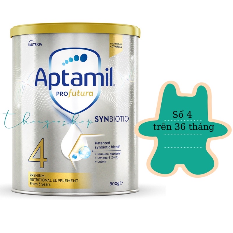 Sữa bột Aptamil Úc công thức Profutura 900gr đủ số