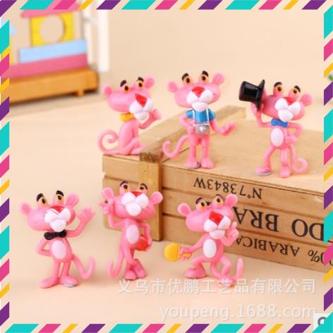 Mô hình báo hồng - The Pink Panther dễ thương đáng yêu với nhiều tư thế