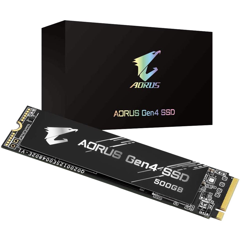 Ổ cứng SSD Gigabyte AORUS M2 PCIe Gen4 NVMe 500GB (GP-AG4500G) - 1TB (GP-AG41TB) - 2TB (GP-AG42TB)