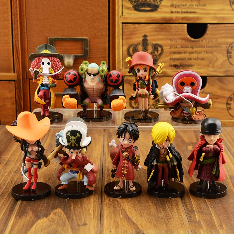 Bộ mô hình nhân Vật chibi One piece WCF BĂNG MŨ RƠM anime Phiên bản kỉ niệm