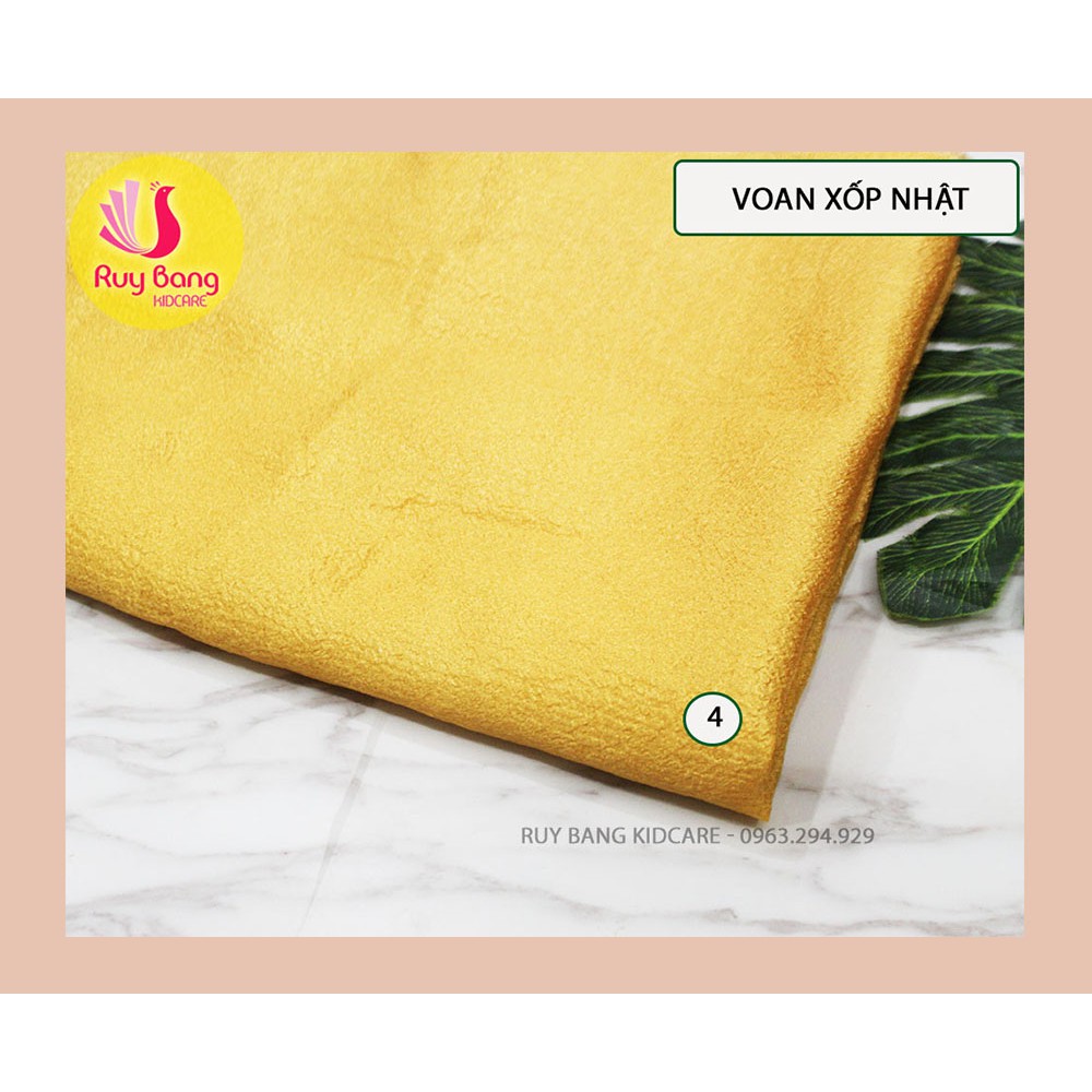 [Mã SKAMLTSM9 giảm 10% đơn 99K] Vải voan làm hoa handmade, hoa cài áo - Vải xốp nhật