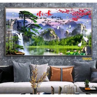Tranh "Sơn Thủy Hữu Tình",tranh thác nước, tranh phong cảnh,tổng hợp các mẫu đẹp nhất .