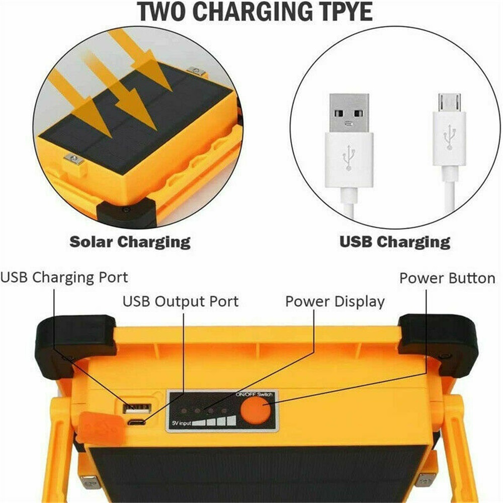 Mới Đèn Led 200W 70 Bóng Không Dây Sử Dụng Năng Lượng Mặt Trời