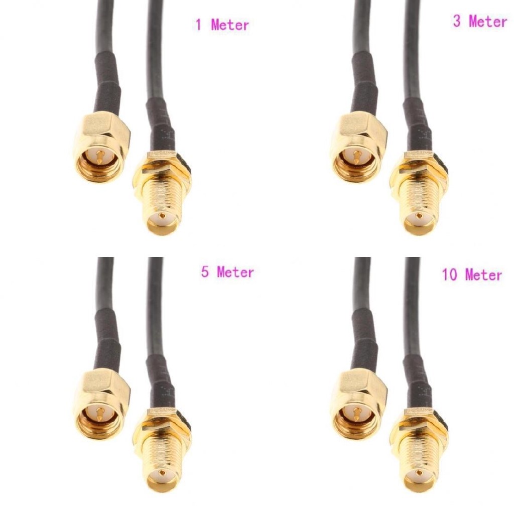 Cáp Nối Dài Ăng Ten WiFi Không Dây 3.3ft Bubble Shop61 RP-SMA