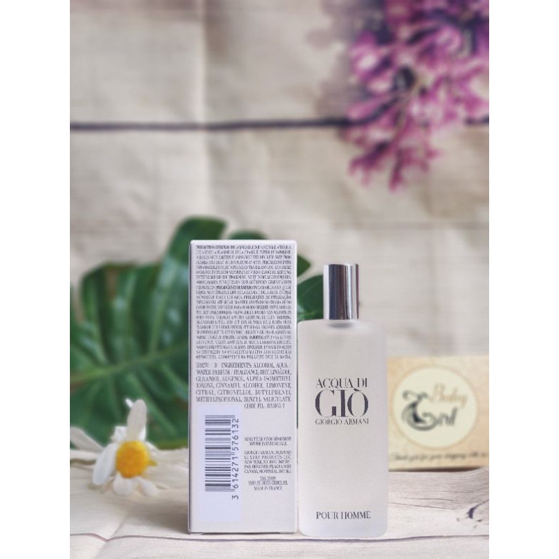 [Dạng XỊT] Nước hoa Mini Nam Acqua di Giò Pour Homme 15ml
