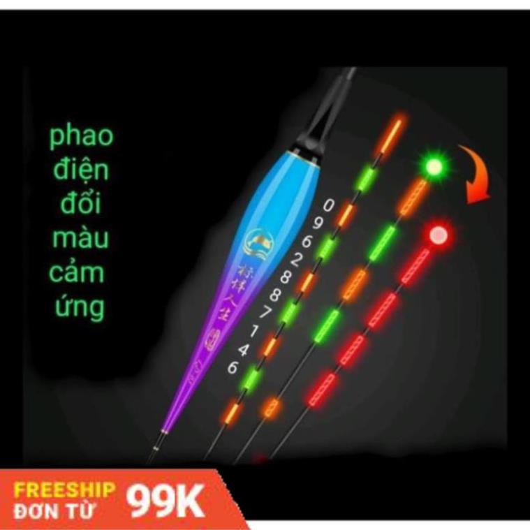 phao điện đổi màu phao đài câu đêm x2 siêu nhậy