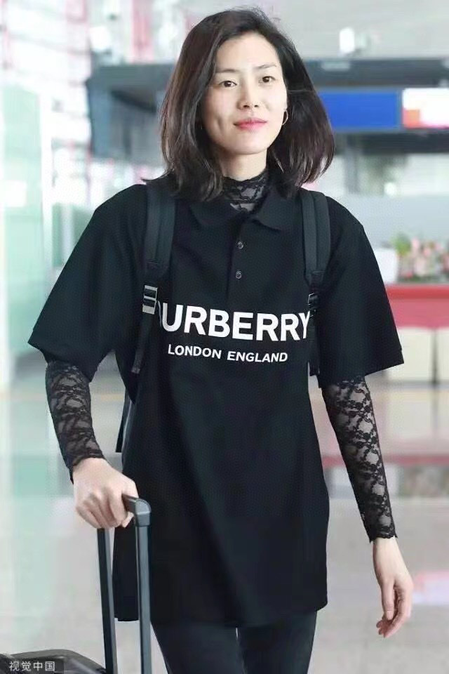 Burberr Áo thun cotton tay ngắn in logo  thời trang dành cho nam 2020 polo