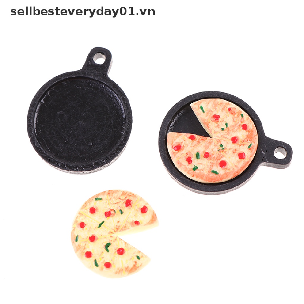 1 Bộ Đĩa Đồ Chơi Làm Bánh Pizza Trái Cây Trang Trí Nhà Búp Bê