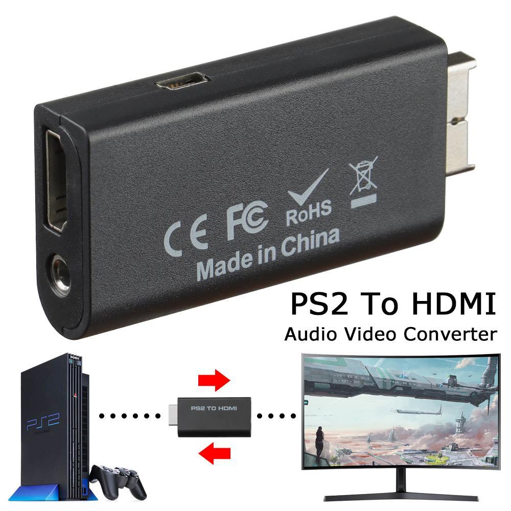 Cáp Chuyển Đổi Âm Thanh Từ PS2 Sang HDMI 480i / 480p / 576i 3.5mm