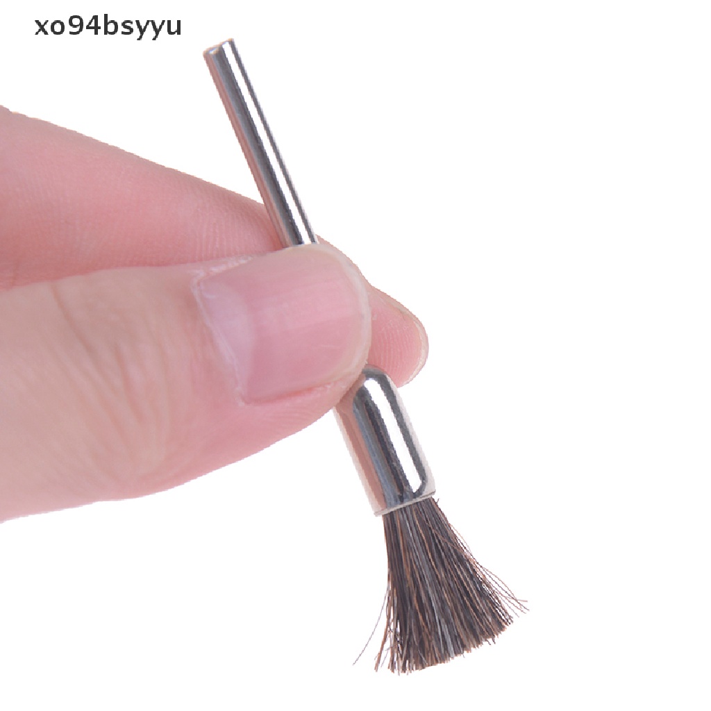 xo94bsyyu 1Pcs Nail Drill Bit Cleaning Brush Electric Manicure Drills Copper Wire Cleaner VN