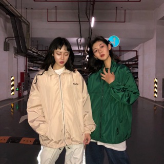 [CÓ SẴN MÀU MƠ] Áo khoác vải dù thêu cực xinh phong cách ulzzang cực chất