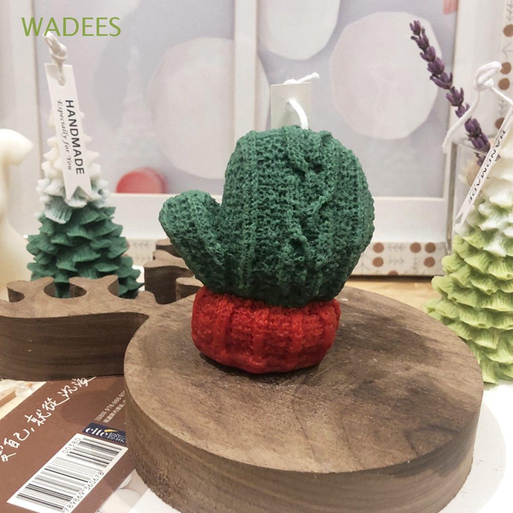 WADEES Home Decoration Candle Mold Winter Christmas Decor Baking Mould 3D DIY Crafts Mitten Gloves Shaped Handmade Decorative Soap Making Tool