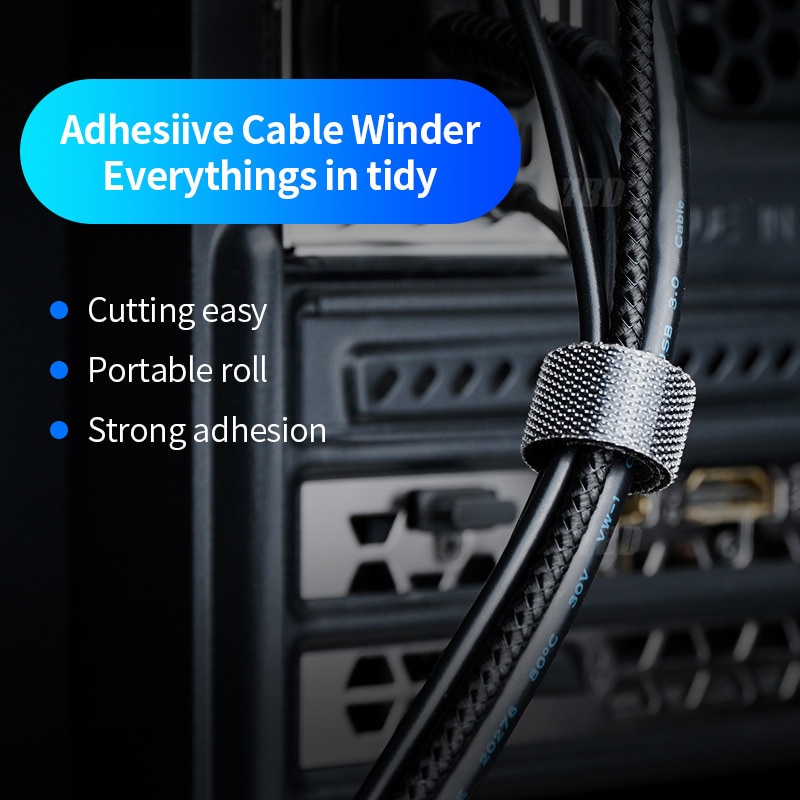 Dây quấn bảo vệ dây cáp tai nghe/ cáp usb type c dài 5m dành cho iPhone