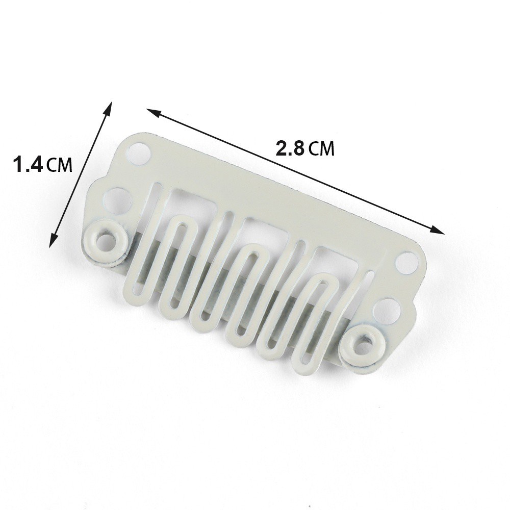 [Hàng mới về] Set 10/ 20/ 50 kẹp nối tóc giả kim loại hình chữ U nhiều màu sắc tùy chọn dành cho phái đẹp