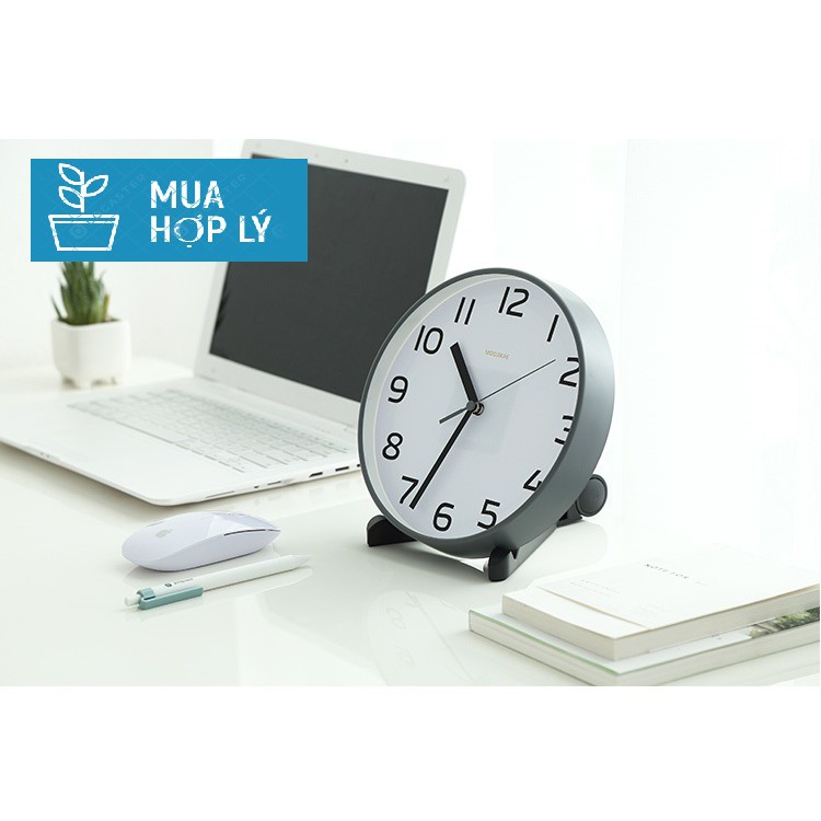 ĐỒNG HỒ HÀN QUỐC MJK MẶT TRÒN ĐỂ BÀN, TREO TƯỜNG PHONG CÁCH CHÂU ÂU - HÀNG NHẬP KHẨU