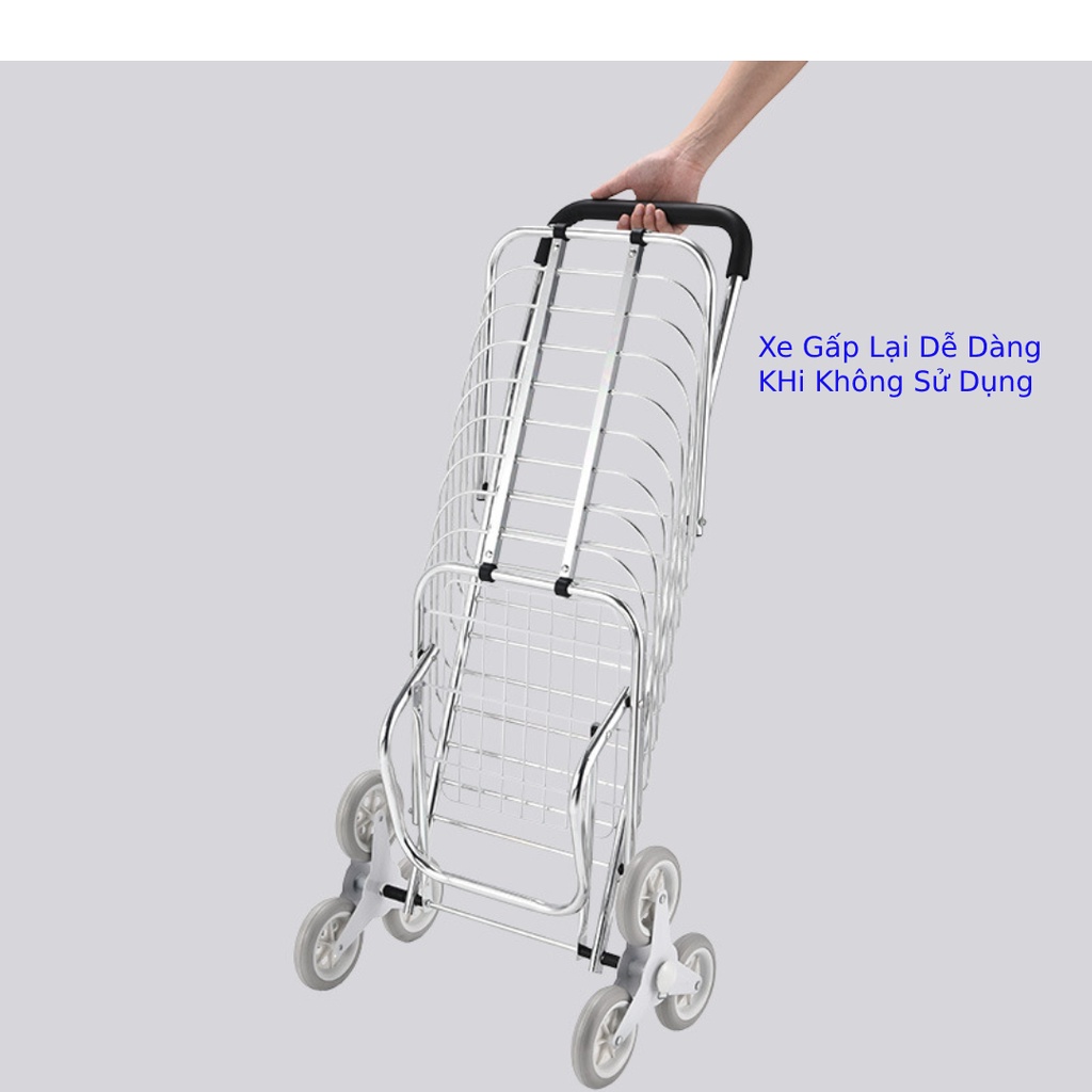 Xe Kéo Hàng Đi Chợ Leo Cầu Thang Nhập Khẩu CHất Lượng Cao