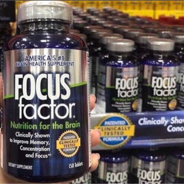 Thực phẩm bổ não Focus Factor  150 viên