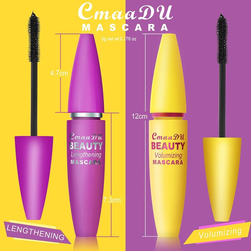 Mascara 4D 2 Trong 1 Làm Dài Và Cong Mi Dễ Sử Dụng
