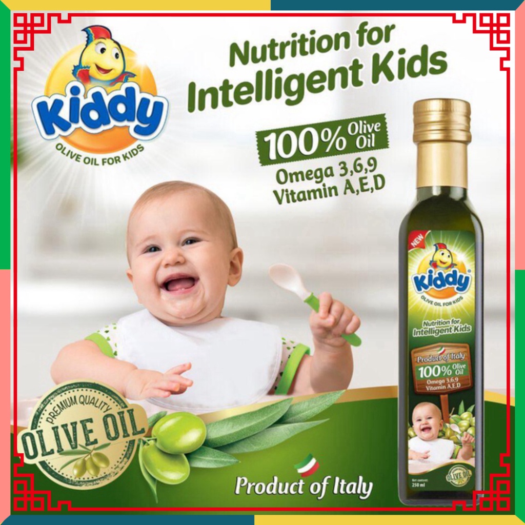 Dầu ăn Kiddy dưỡng chất Olive cho bé 250ml