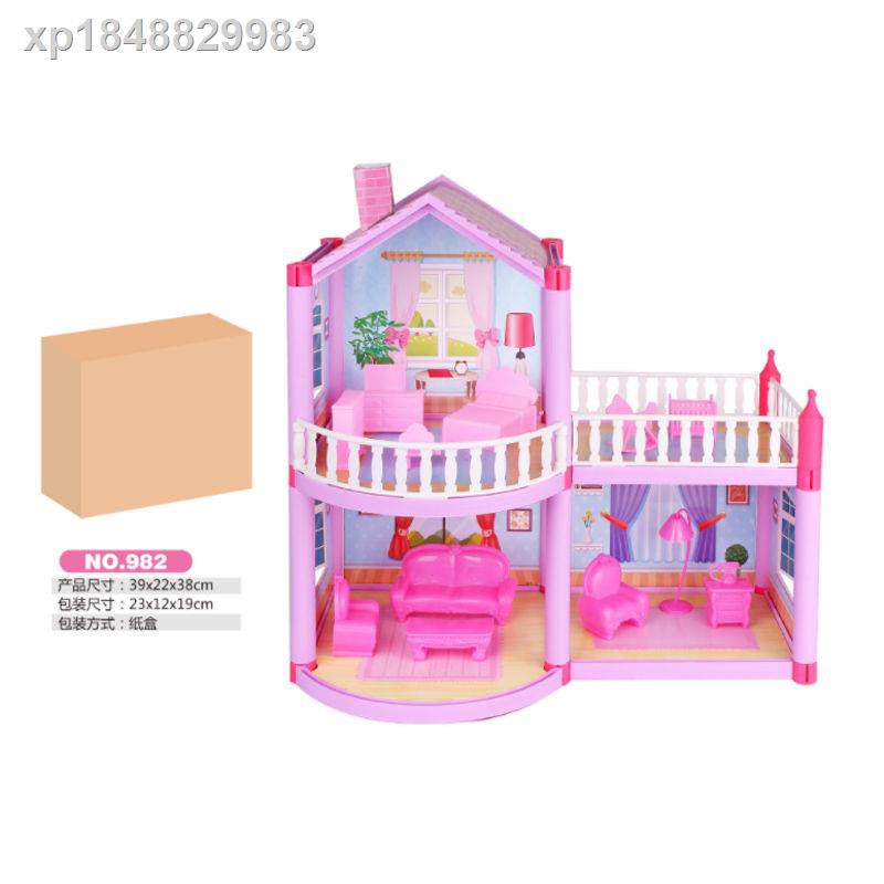 Bộ Đồ Chơi Lắp Ráp Ngôi Nhà Búp Bê Barbie Xinh Xắn Cho Bé