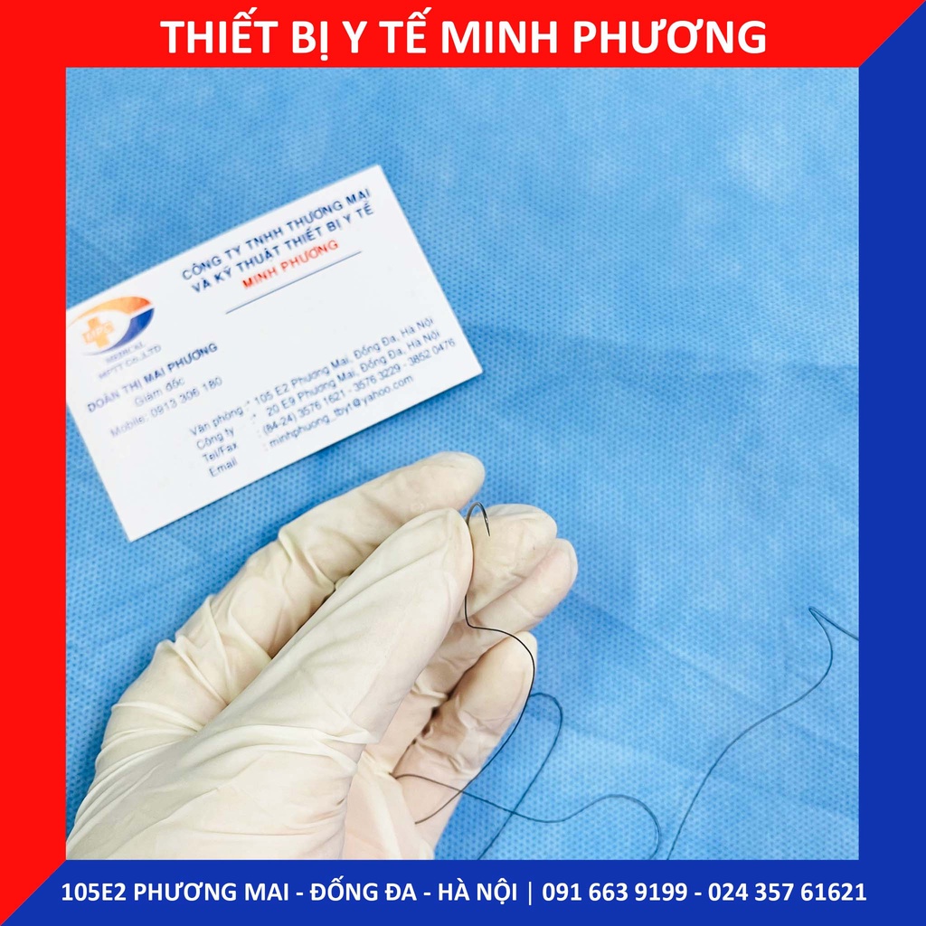 [Combo 5 sợi] Chỉ liền kim tập khâu cho sinh viên y khoa