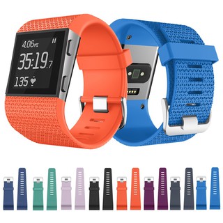 Dây đeo đồng hồ thông minh silicone phong cách thể thao thay thế cho Fitbit Surge