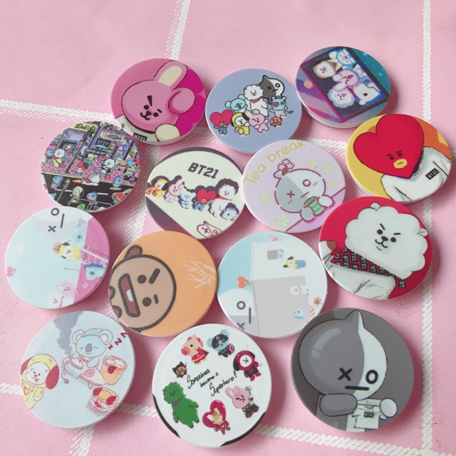 Pop BT21 pilu Giá Đỡ Chống Lưng Điện Thoại BTS mới