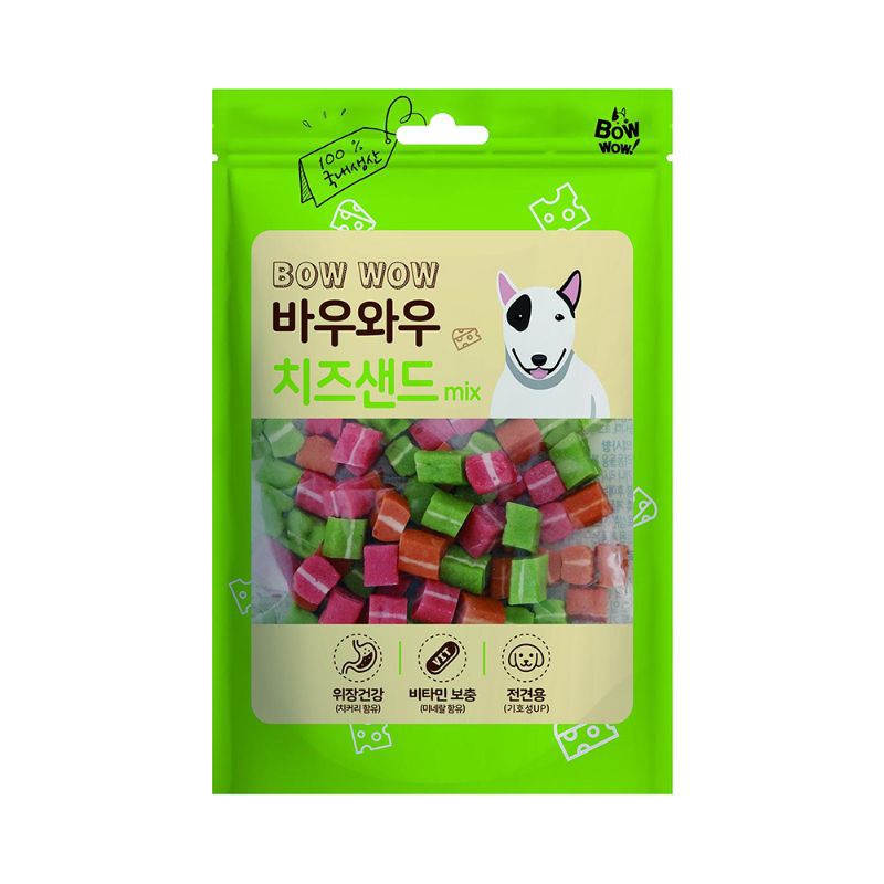 🐅120g🐶SANDWICH HỖN HỢP thịt gà, phô mai, cá hồi, rau củ, can-xi, rong biển nâu, lúa mì, xơ đậu tương (bánh đậu tương),