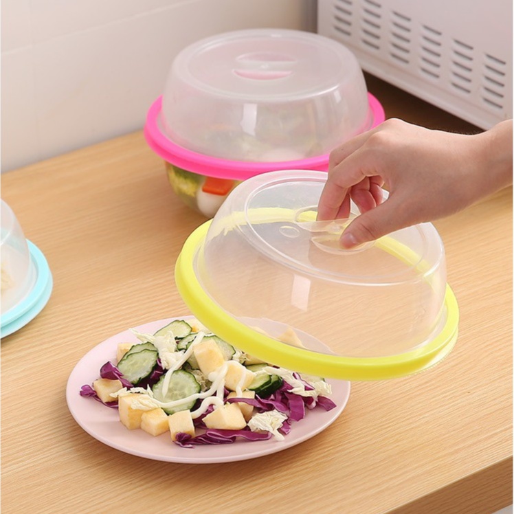 Bộ 3 Nắp Đậy Đĩa Thức Ăn Đa Năng Hút Chân Không ( Dùng Được Lò Vi Sóng, Tủ Lạnh )