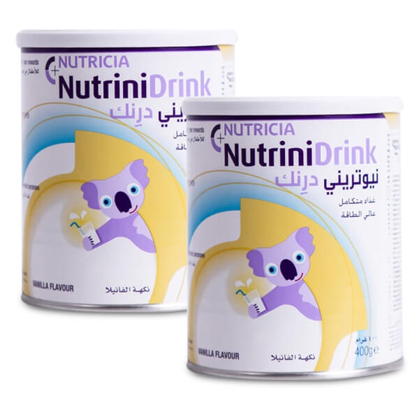 Sữa bột Nutrinidrink Hộp 400gram vị vani cho trẻ biếng ăn, giúp trẻ tăng cân trong 28 ngày