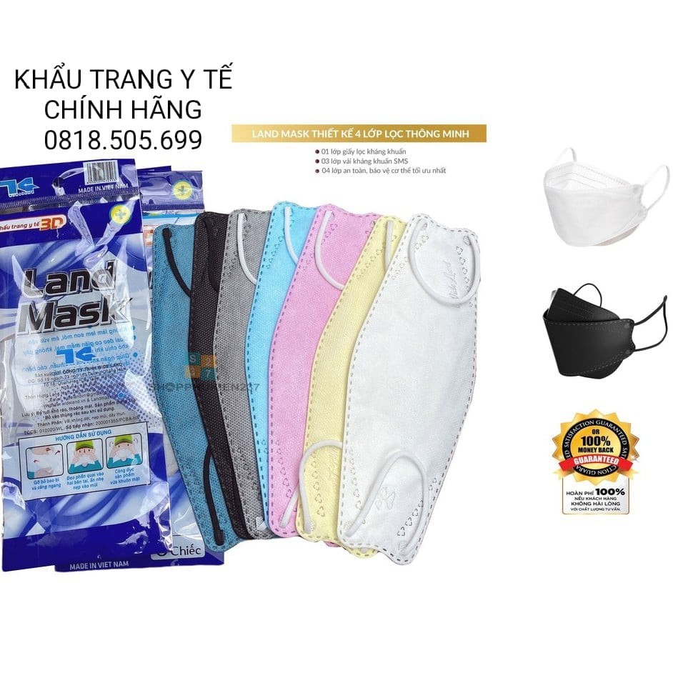 Khẩu trang 4D KF94 công nghệ Hàn Quốc