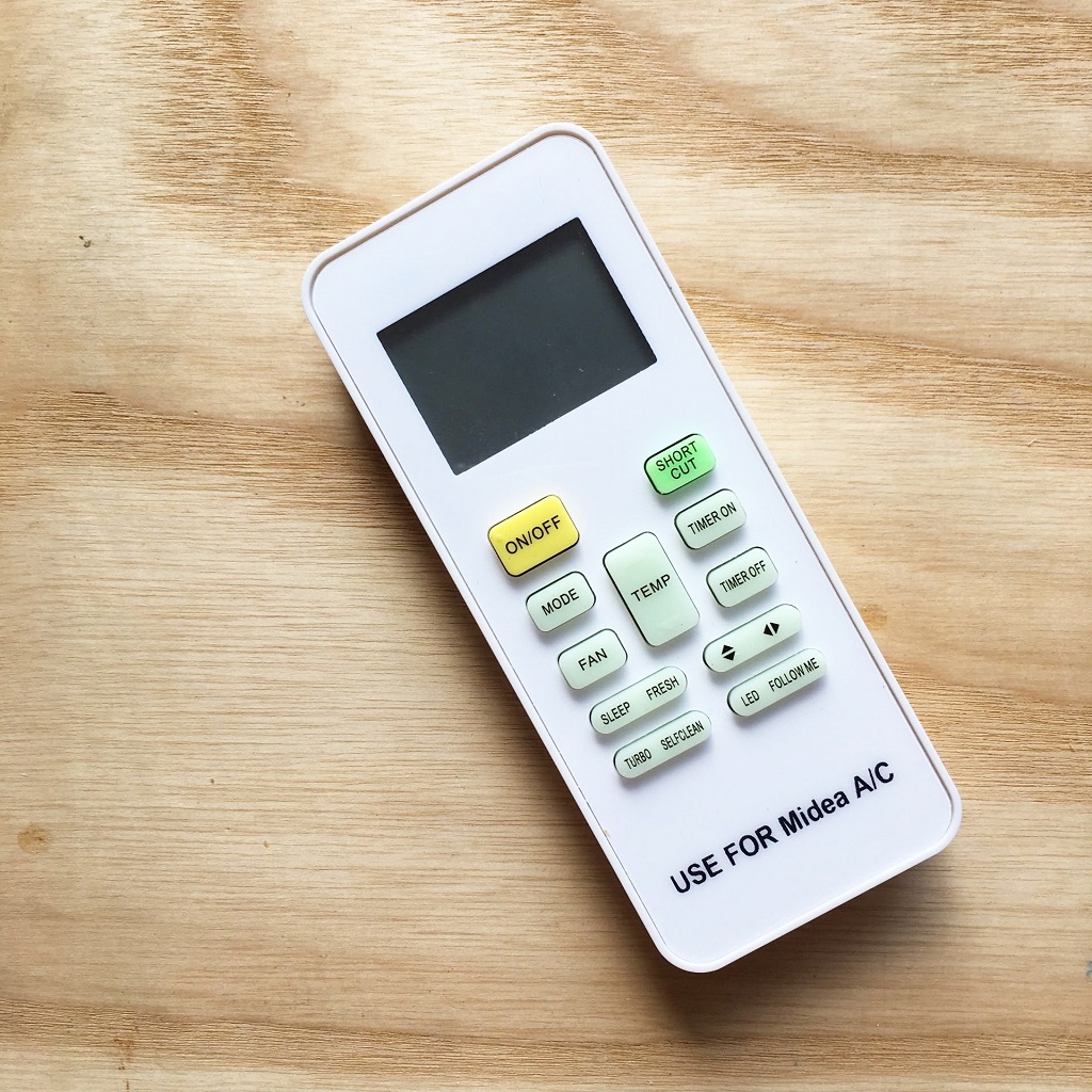 [SẴN HÀNG] Remote máy lạnh Midea [TẶNG KÈM PIN] Khiển remote điều hoà máy lạnh media
