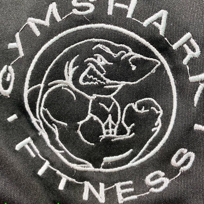 Quần short nam tập gym DO GYM SHOP logo thêu, thun poly co giãn 4 chiều thoáng mát