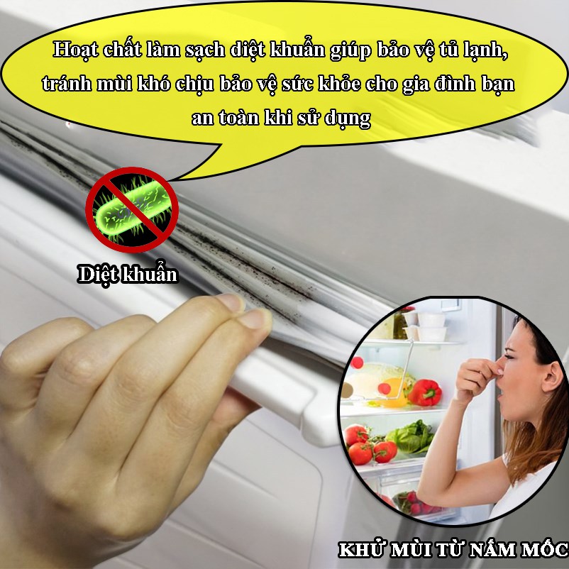 Gel làm sạch nấm mốc tẩy trắng đa năng, nước làm sạch không độc hại loại bỏ độc hại G01 A