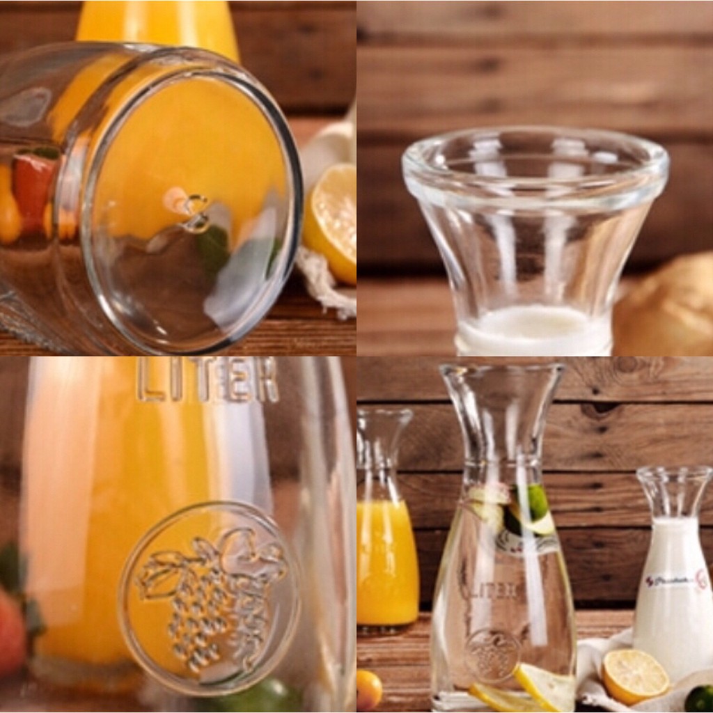 Ly thủy tinh eo trà sữa 500ml