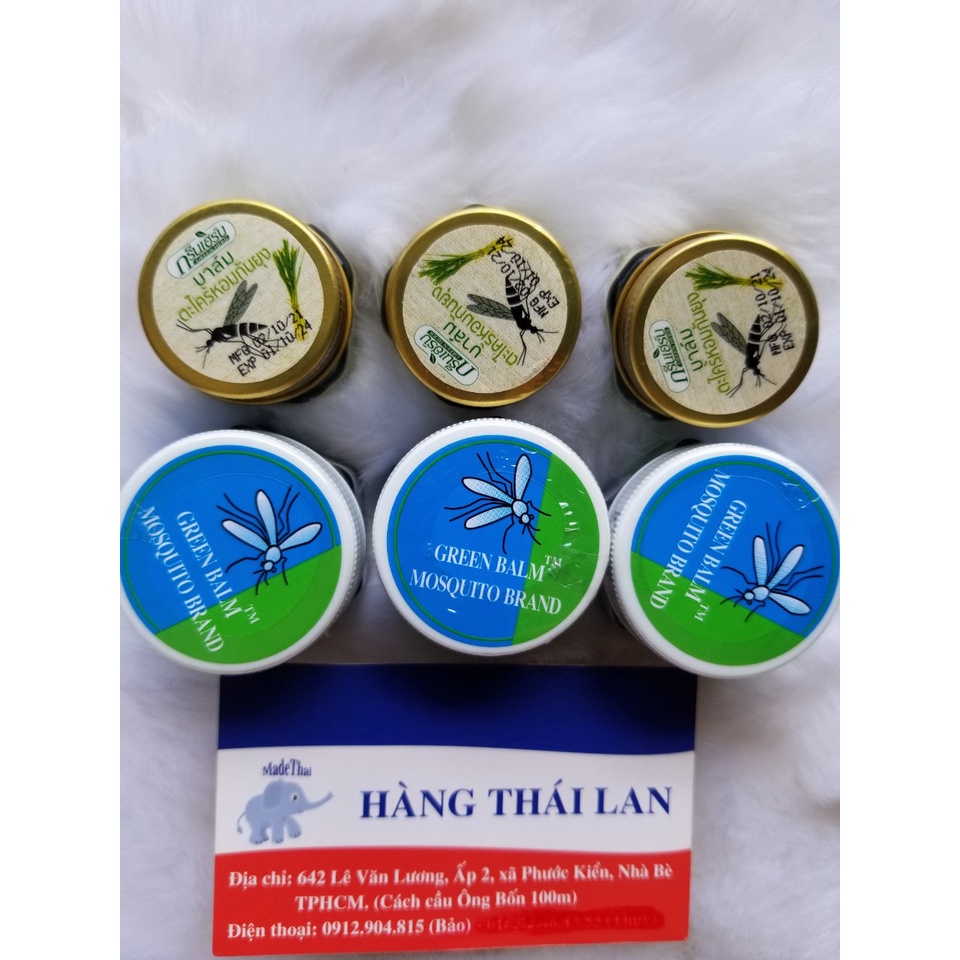 Dầu cù là muỗi côn trùng cắn  Thái Lan Green Herb