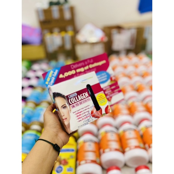 Collagen dạng nước Liquid Collagen - 30 Ống Liquid Collagen One-per-day Drink Mix 4000mg of Collagen