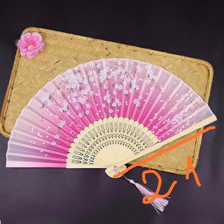 50 mẫu - Quạt cổ trang dây tuyến quạt xếp cầm tay phong cách Trung Quốc