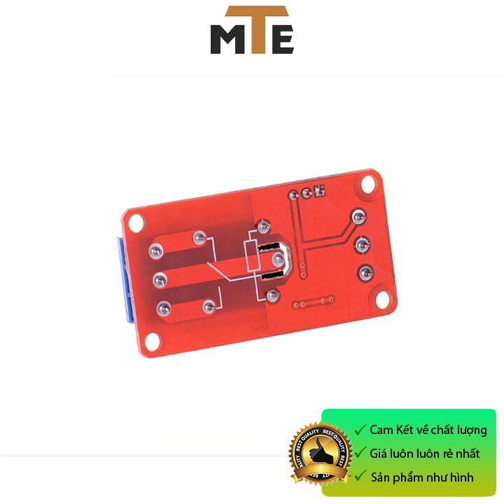 MẠCH RELAY 1 KÊNH  5V & 12V HIGH/LOW đóng cắt Thiết bị điện 220V 10A có opto cách ly -  Module relay 5v 12v H/L