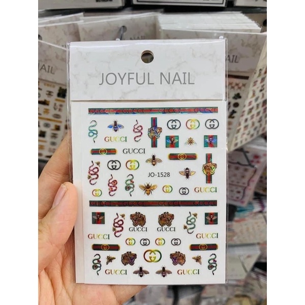 sticker thương hiệu - dán móng cực xinh