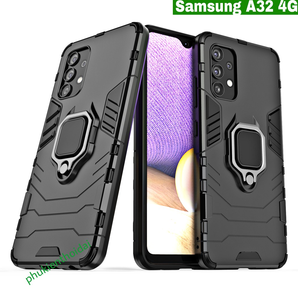 Ốp lưng Samsung A32 / A32 4G / A33 5G / A34 5G Iron Man Iring chống sốc nhẫn hút ô tô giá đỡ xem phim